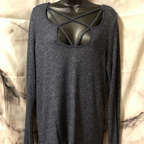 Forever 21 Sweaters - Forever 21 blue long sleeve sweater